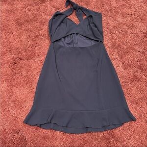 Lucy in the Sky Navy Halter Mini Dress